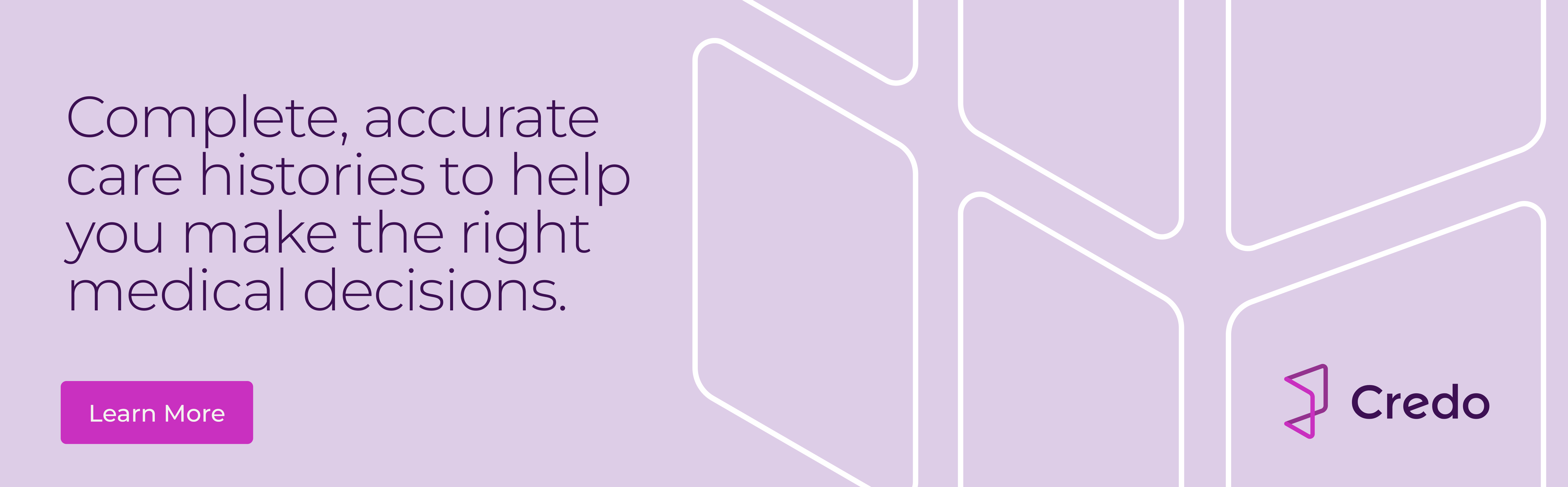 Complete, accurate care histories with Credo.